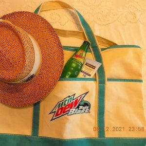 Mtn Dew Baja Blast Canvas Tote Bag